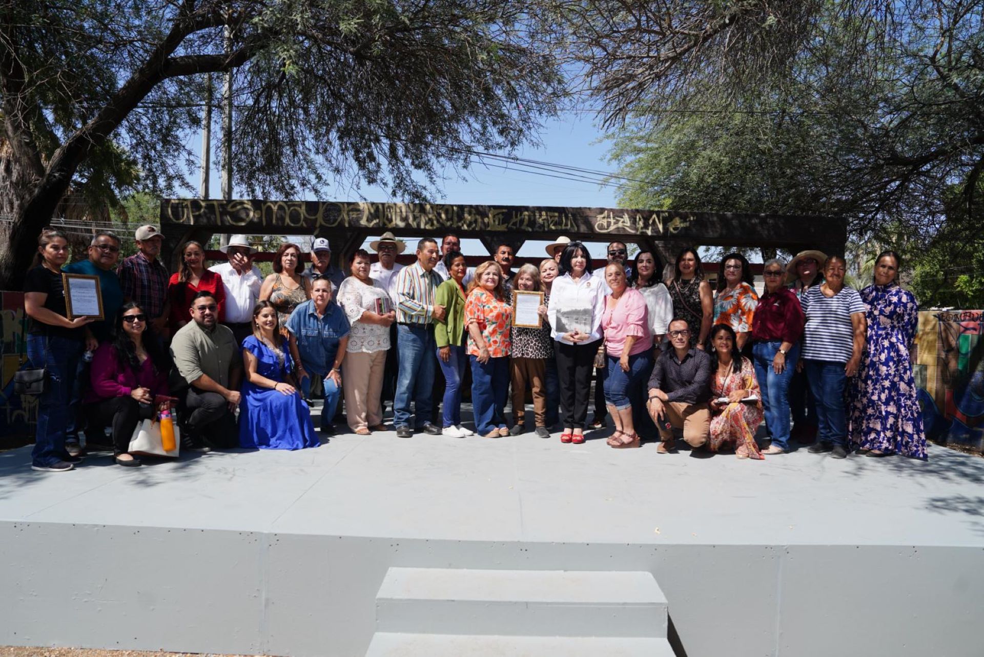 Norma Bustamante conmemora el 124 Aniversario del Poblado Compuertas