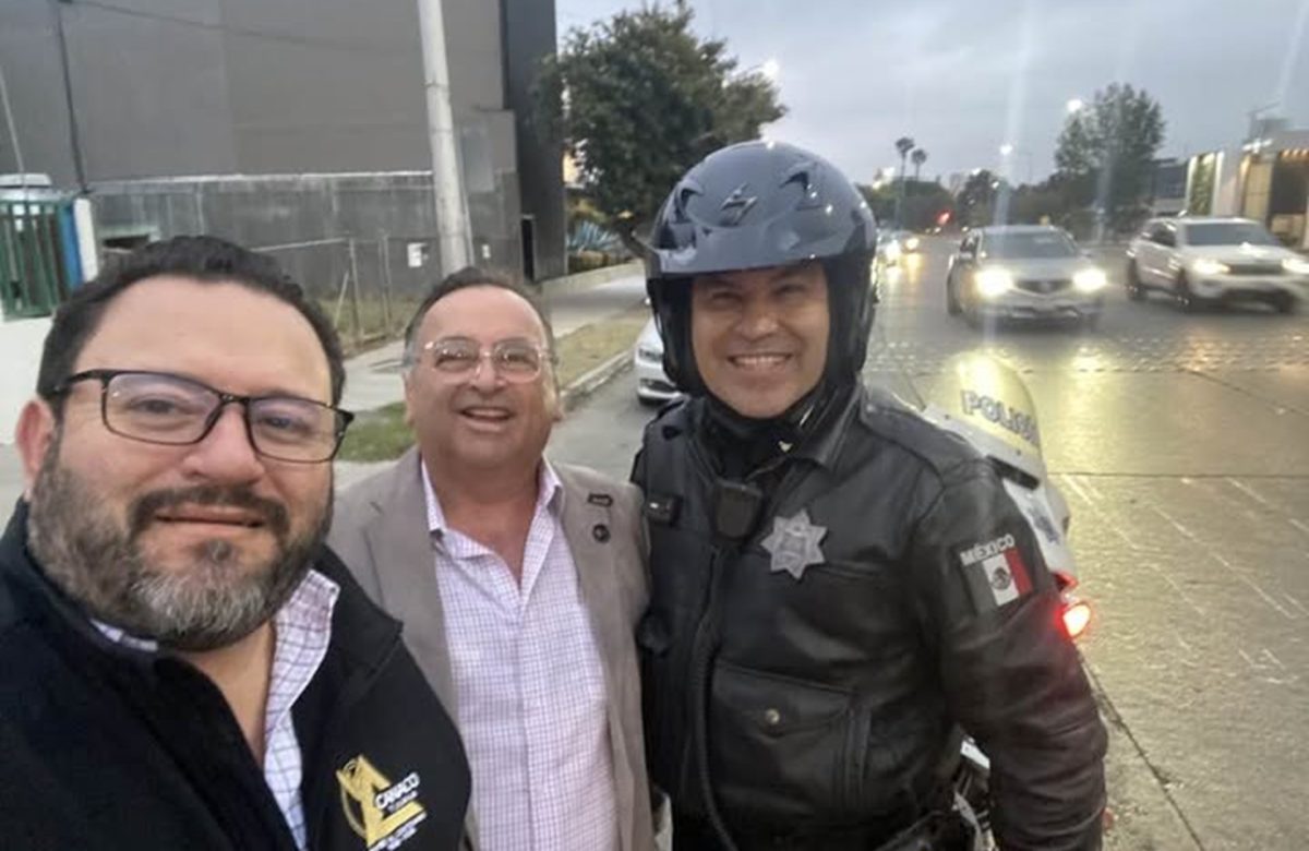 Felicita presidente CANACO Tijuana a policía municipal por trato profesional a turista