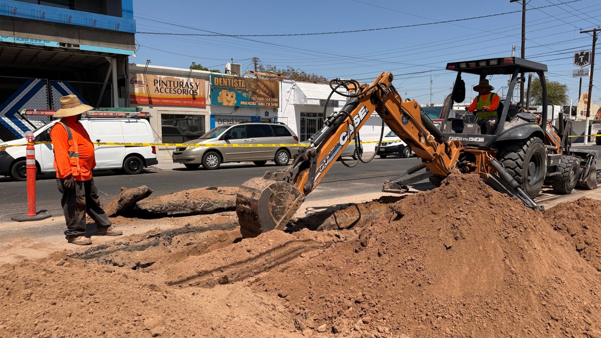 CESPM reemplaza líneas de agua potable en la colonia segunda sección