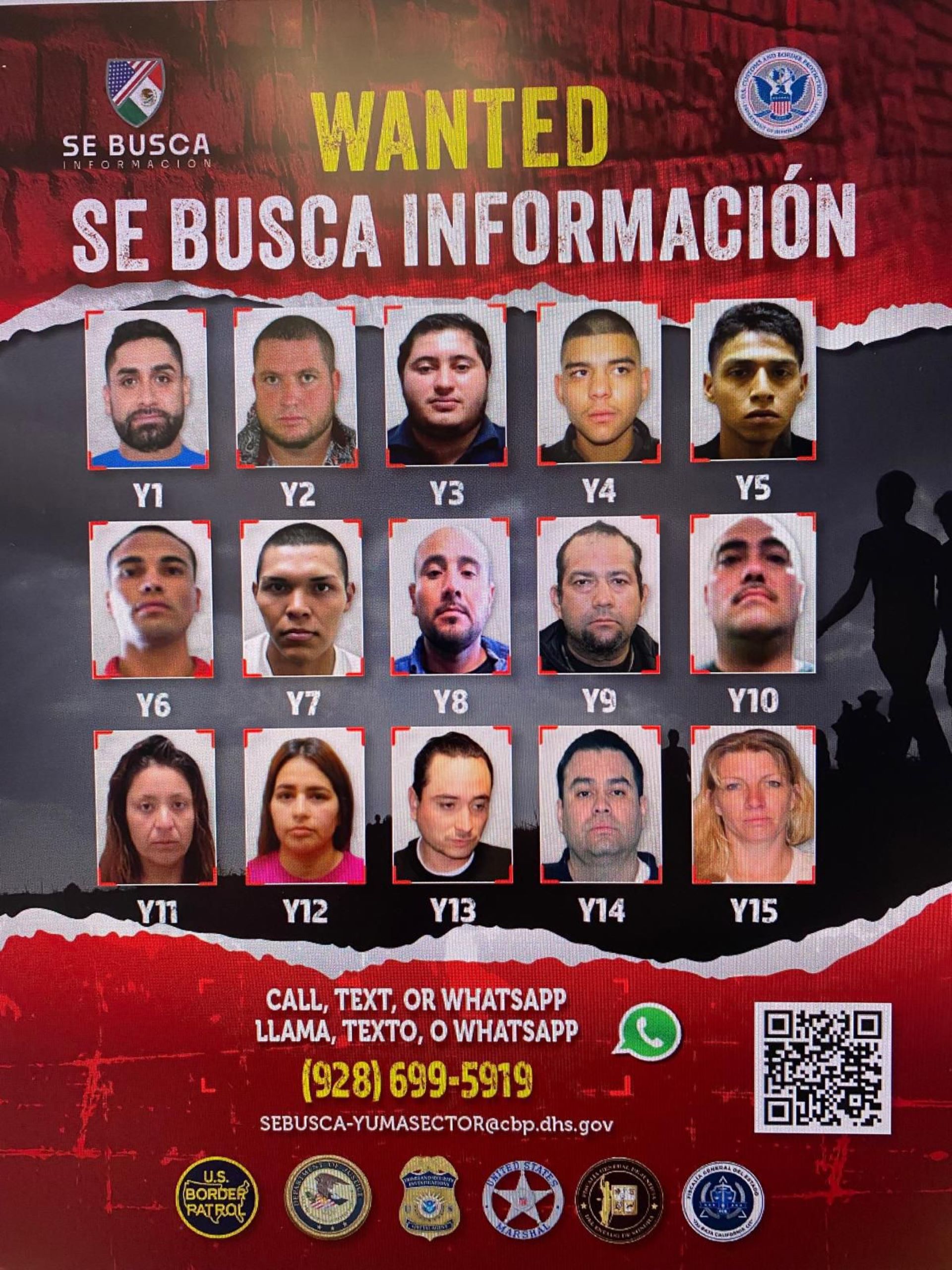 Quince objetivos criminales y generadores de violencia binacional son buscados por la CBP, el Gobierno de BC y el Estado de Sonora