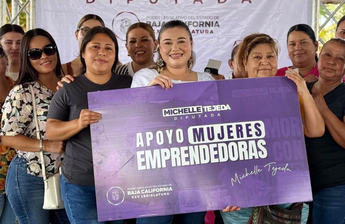 Diputada Michelle Tejeda entrega apoyos económicos y acerca servicios gratuitos en Guadalupe Victoria