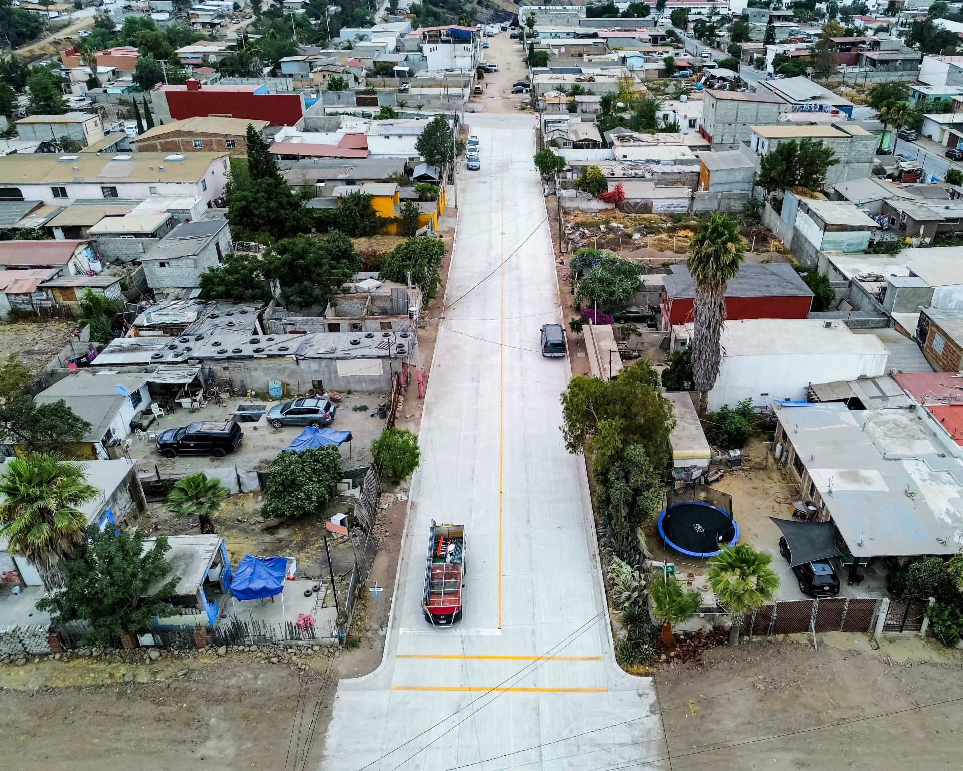 Refuerza marina del pilar la estrategia corazones en Tijuana con más calles pavimentadas y redes de agua