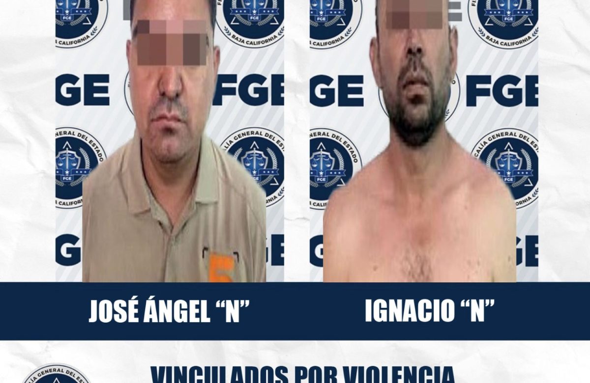 Obtiene Fiscalía Regional de Mexicali vinculación a proceso contra dos sujetos por violencia familiar