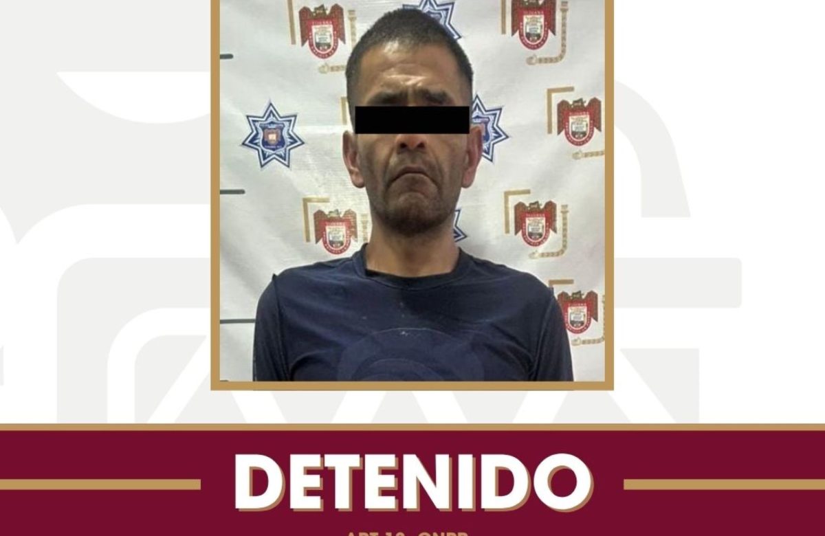 Asegura Policía Municipal a hombre con subametralladora en Camino Verde