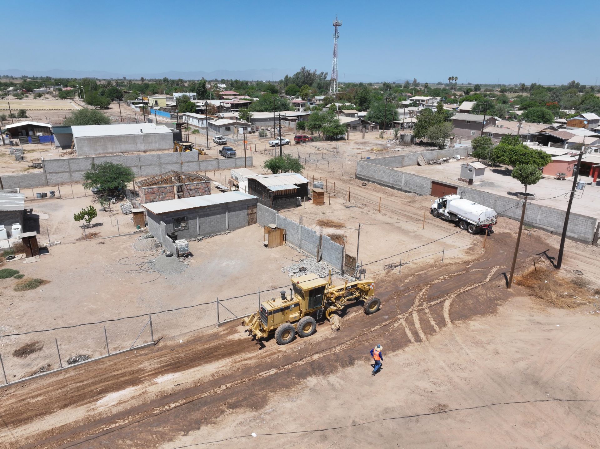 CESPM amplió red de agua potable en el poblado Lázaro Cárdenas la 28 como parte del Programa “Corazones”