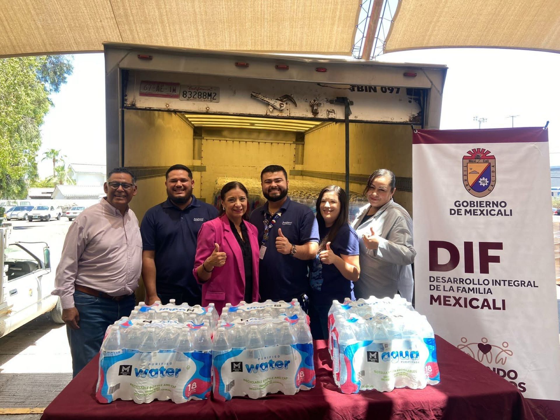 Un donativo que salva vidas: Amphenol apoya al programa “S.O.S Hidrátate” del DIF Mexicali
