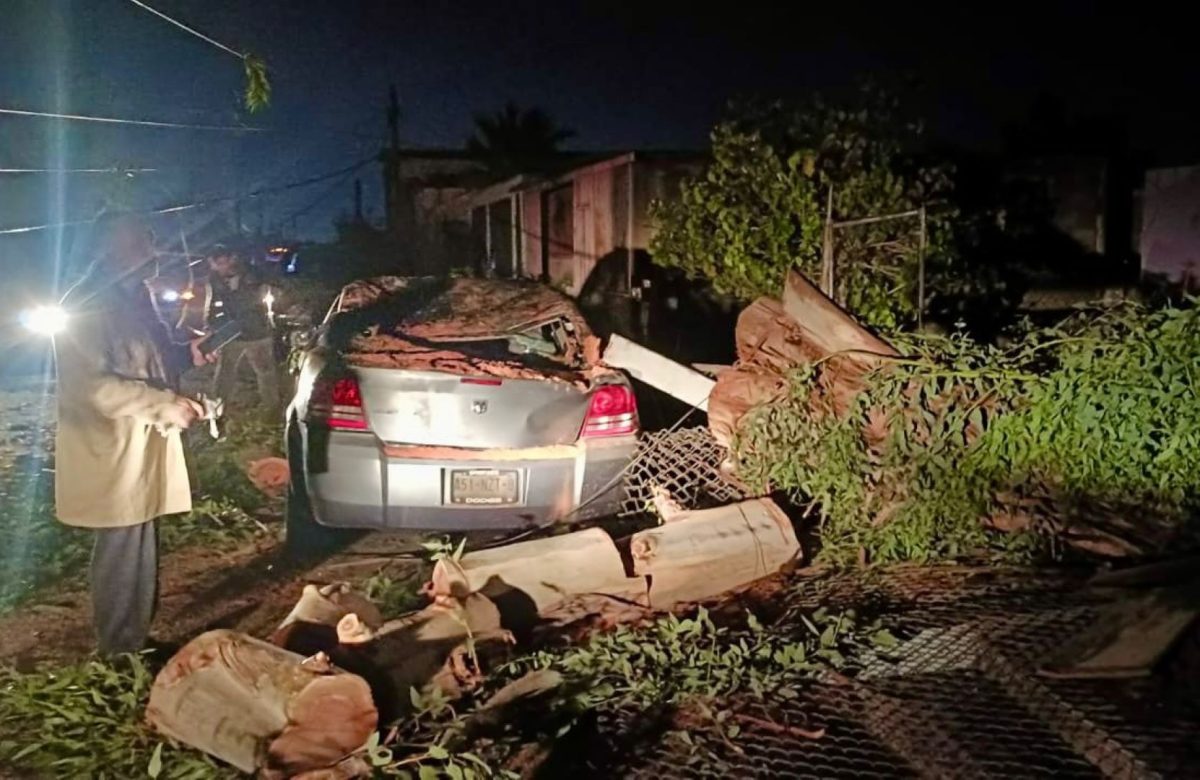 Atiende Gobierno de Mexicali reporte tras lluvias