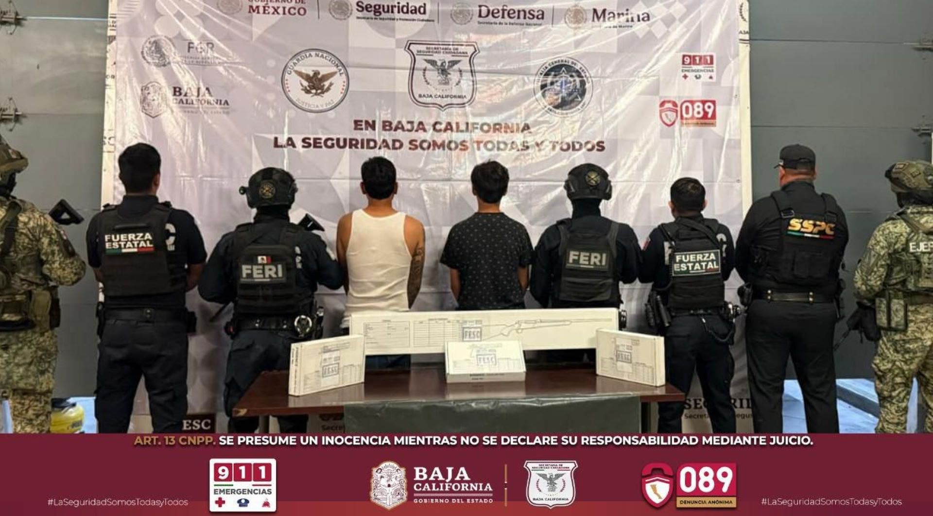 Gracias a denuncia ciudadana detienen a sujetos armados en Tijuana
