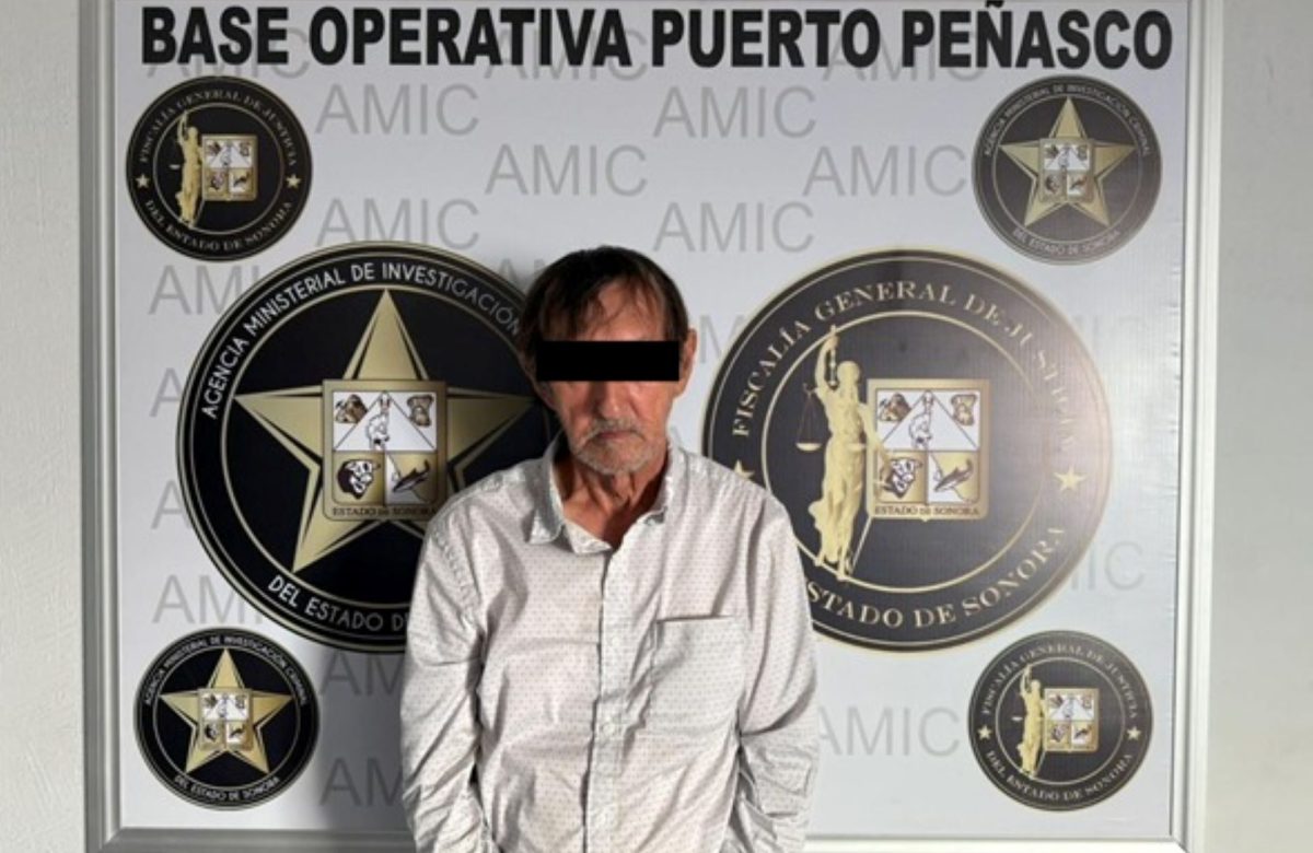 Septuagenario estadounidense requerido por la justicia de ese país es capturado en Puerto Peñasco