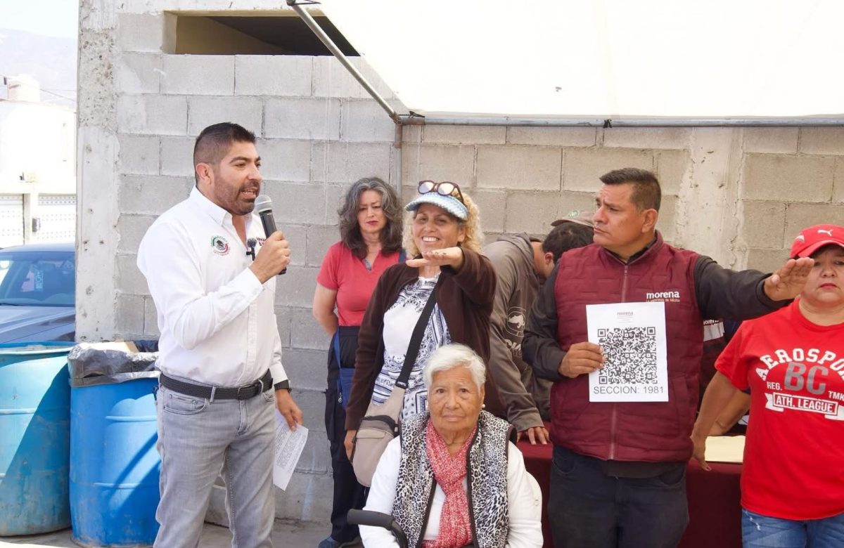 Trabaja Armando Ayala en la  organización  de Morena en BC