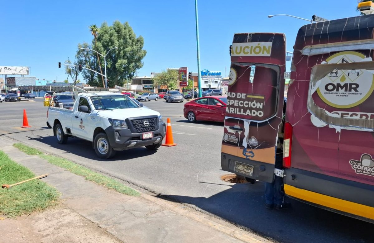 CESPM lleva a cabo trabajos de video inspección en puntos estratégicos de la red pluvial