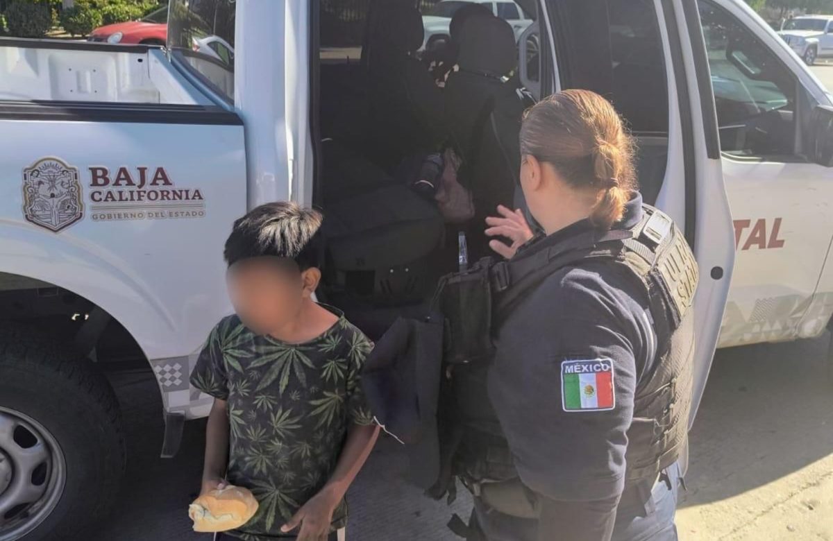 Escuadrón Violeta protege de inmediato a menor víctima de omisión de cuidados en Tijuana