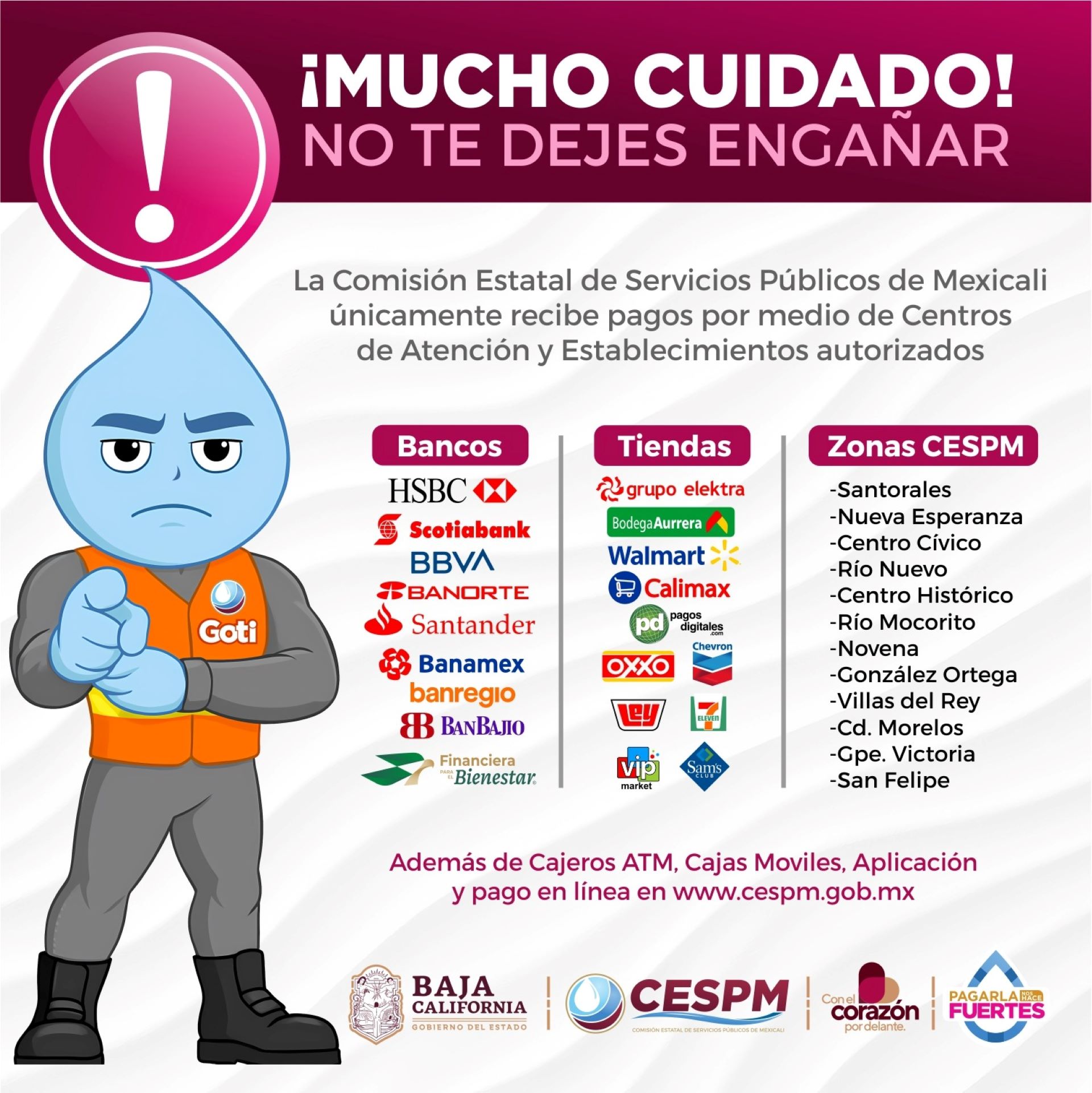 CESPM advierte sobre fraudes en redes sociales y supuestos gestores de trámites