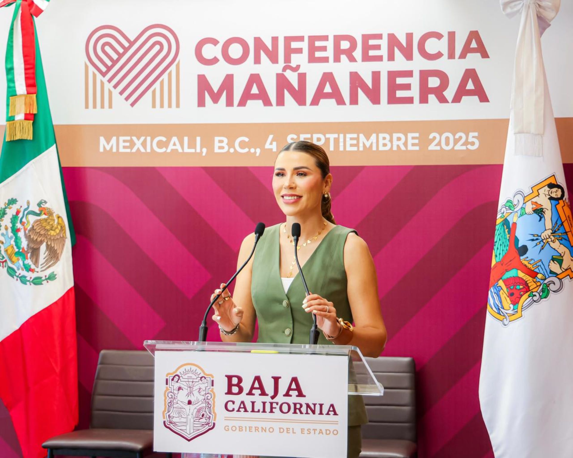 Destaca gobernadora Marina del Pilar acciones federales que impactan positivamente en BC