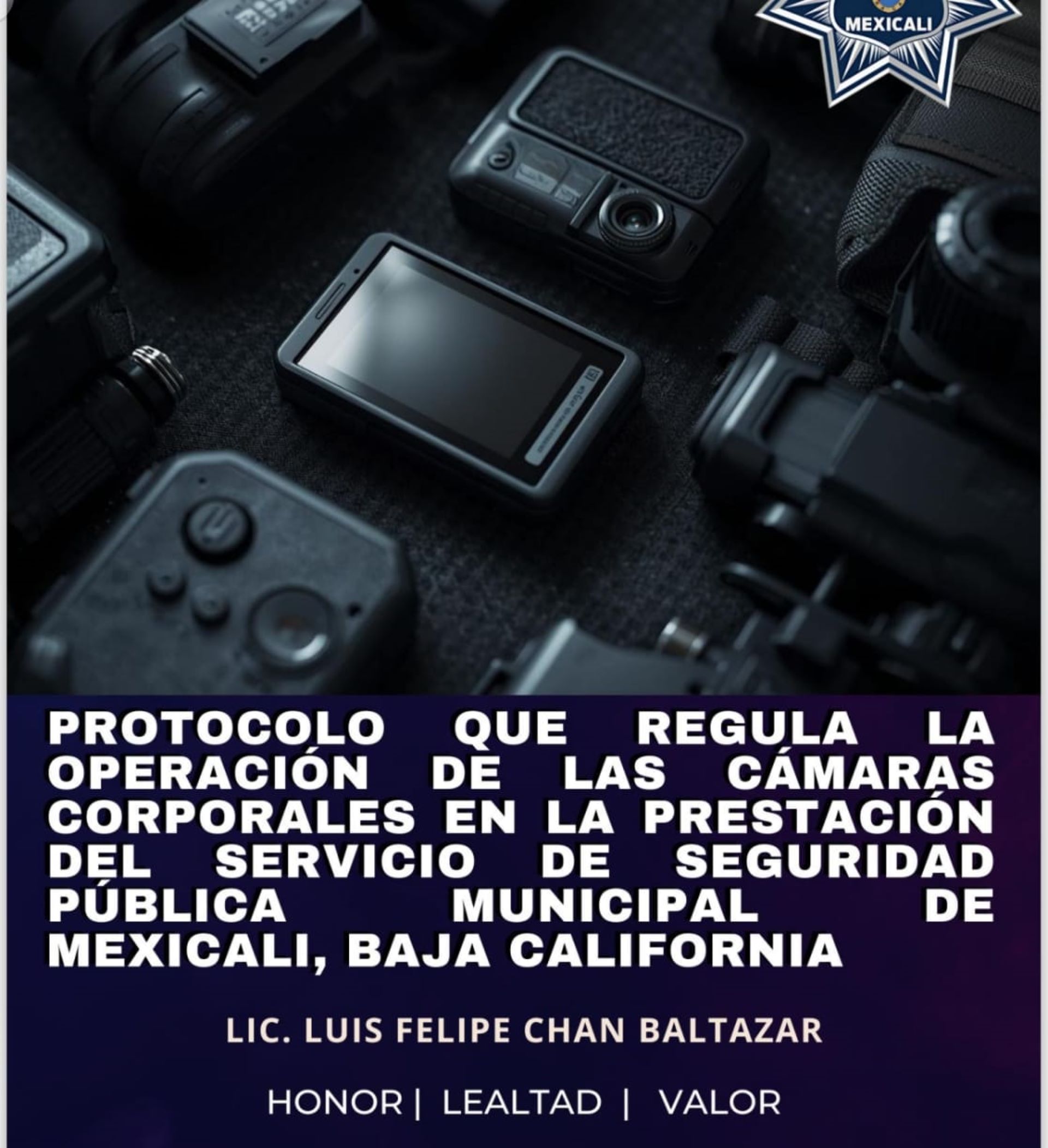 Regidor Manuel “Rude” García criticó el proceso legislativo para consolidar el protocolo de utilización de cámaras corporales para la Policía Municipal