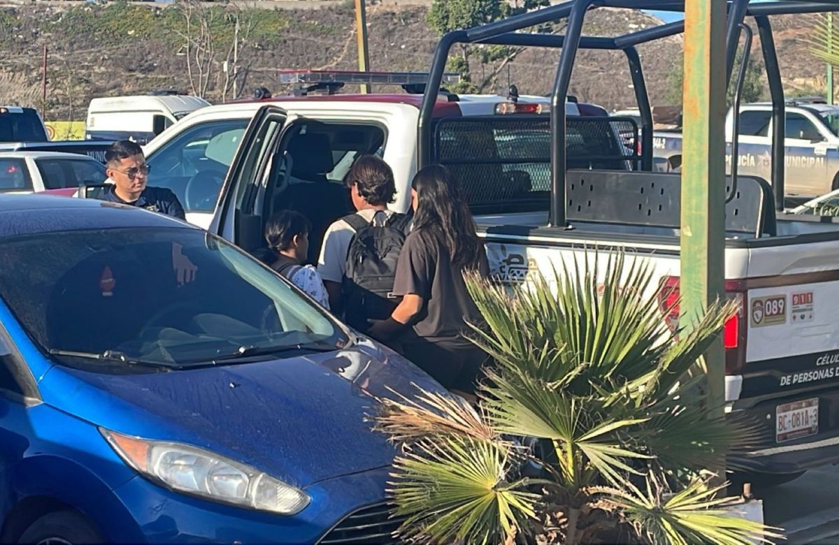 Resguarda y brinda protección Policía Municipal de Tijuana a dos menores que habían huido de sus domicilios