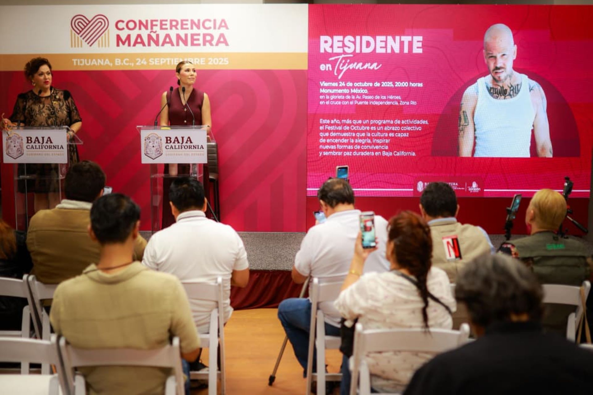 Anuncia gobernadora Marina del Pilar más de 140 actividades culturales con el XXIV Festival de Octubre “Territorios de Paz”