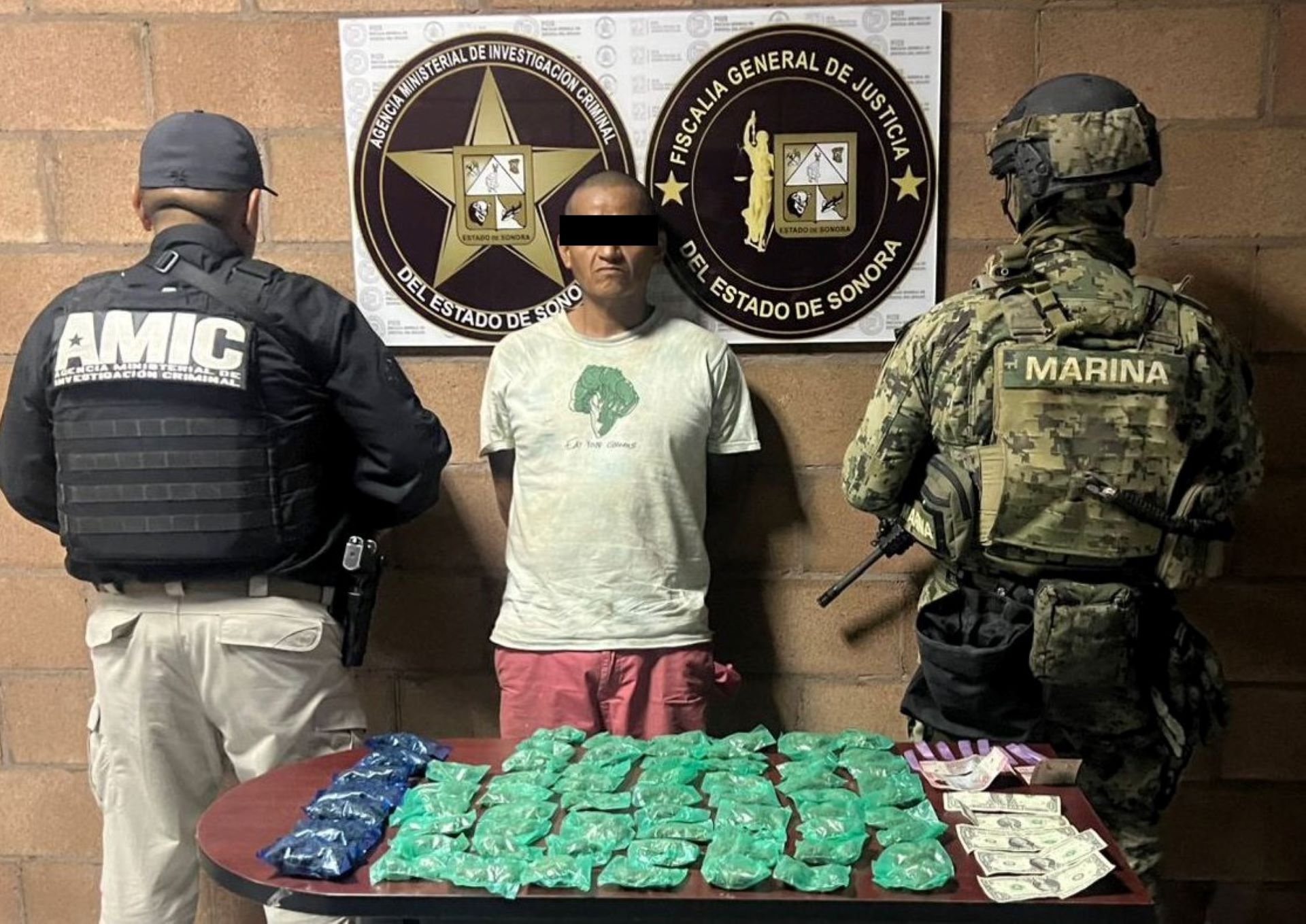 Capturan a sujeto con droga en San Luis Río Colorado