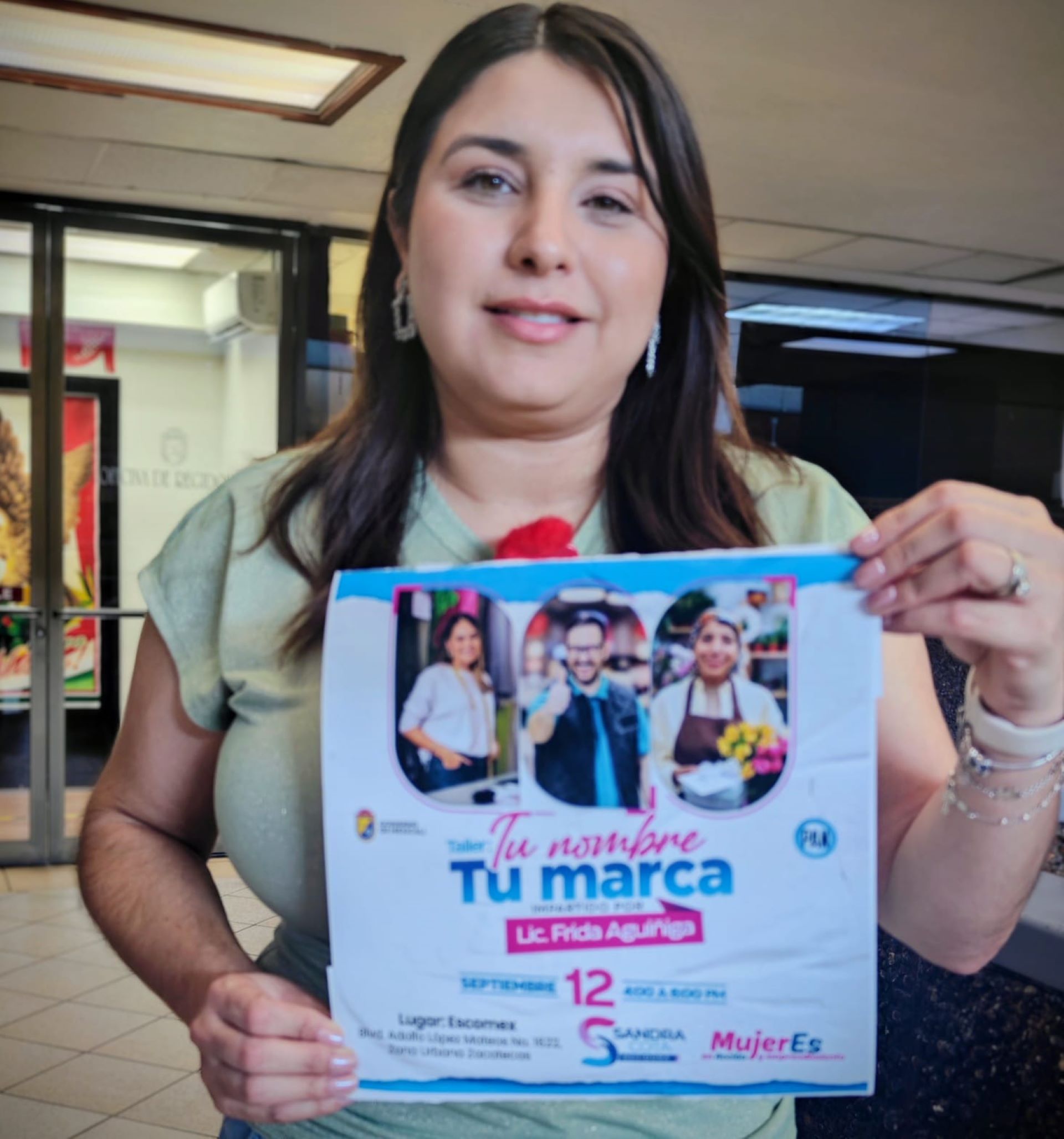 Invita regidora Sandra Cota a participar en el taller para emprendedores “Tú Nombre y Tú Marca”