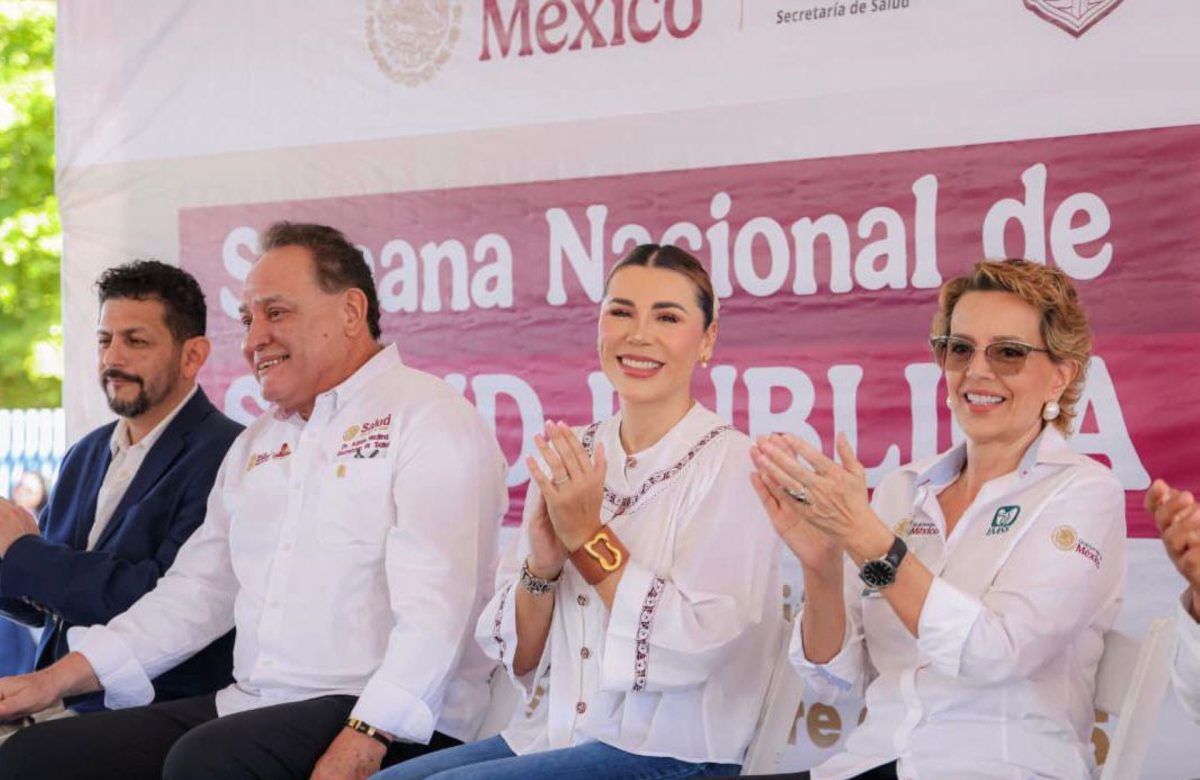 Encabeza gobernadora Marina del Pilar el arranque de la semana nacional de salud pública 2025 en Baja California