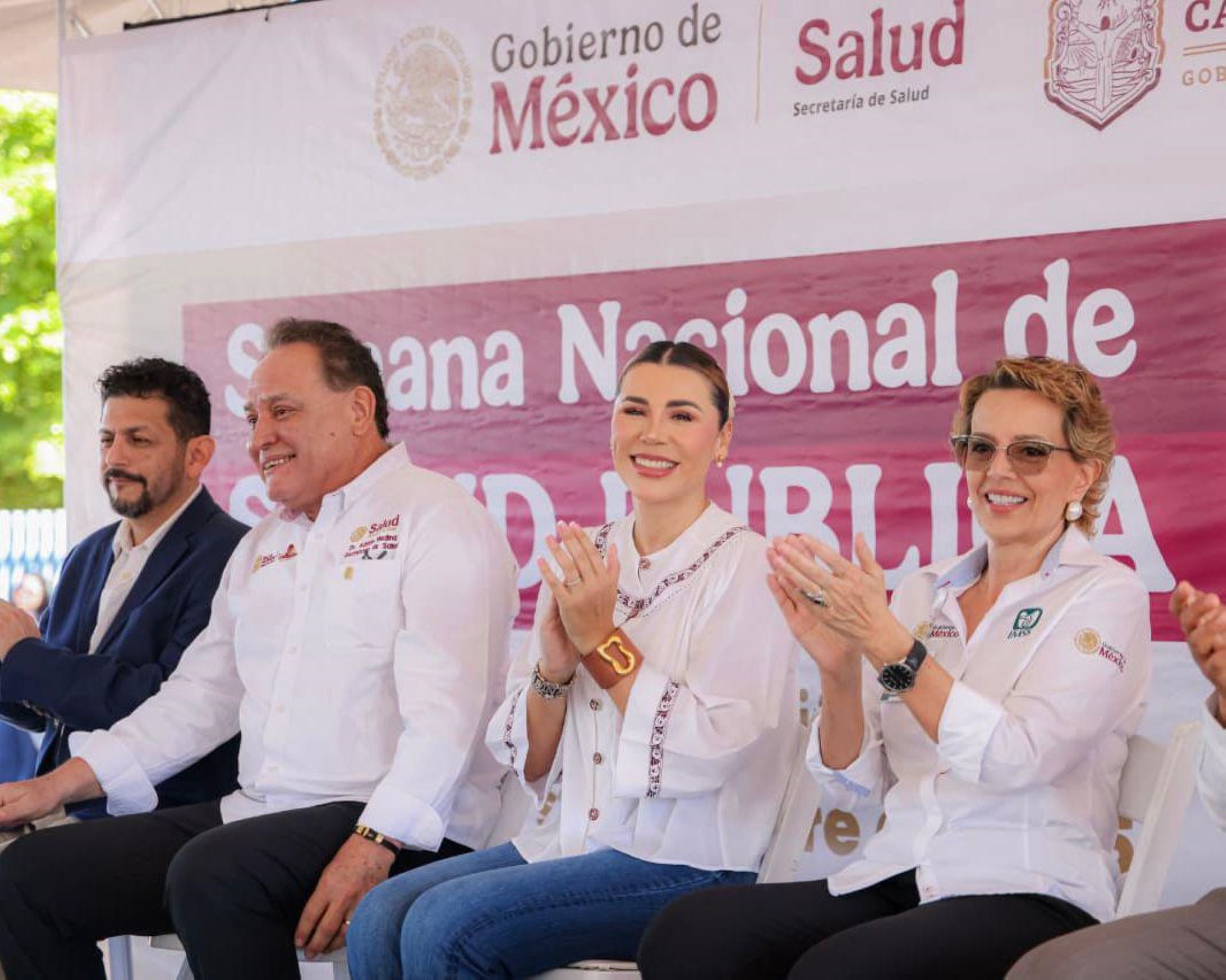 Encabeza gobernadora Marina del Pilar el arranque de la semana nacional de salud pública 2025 en Baja California