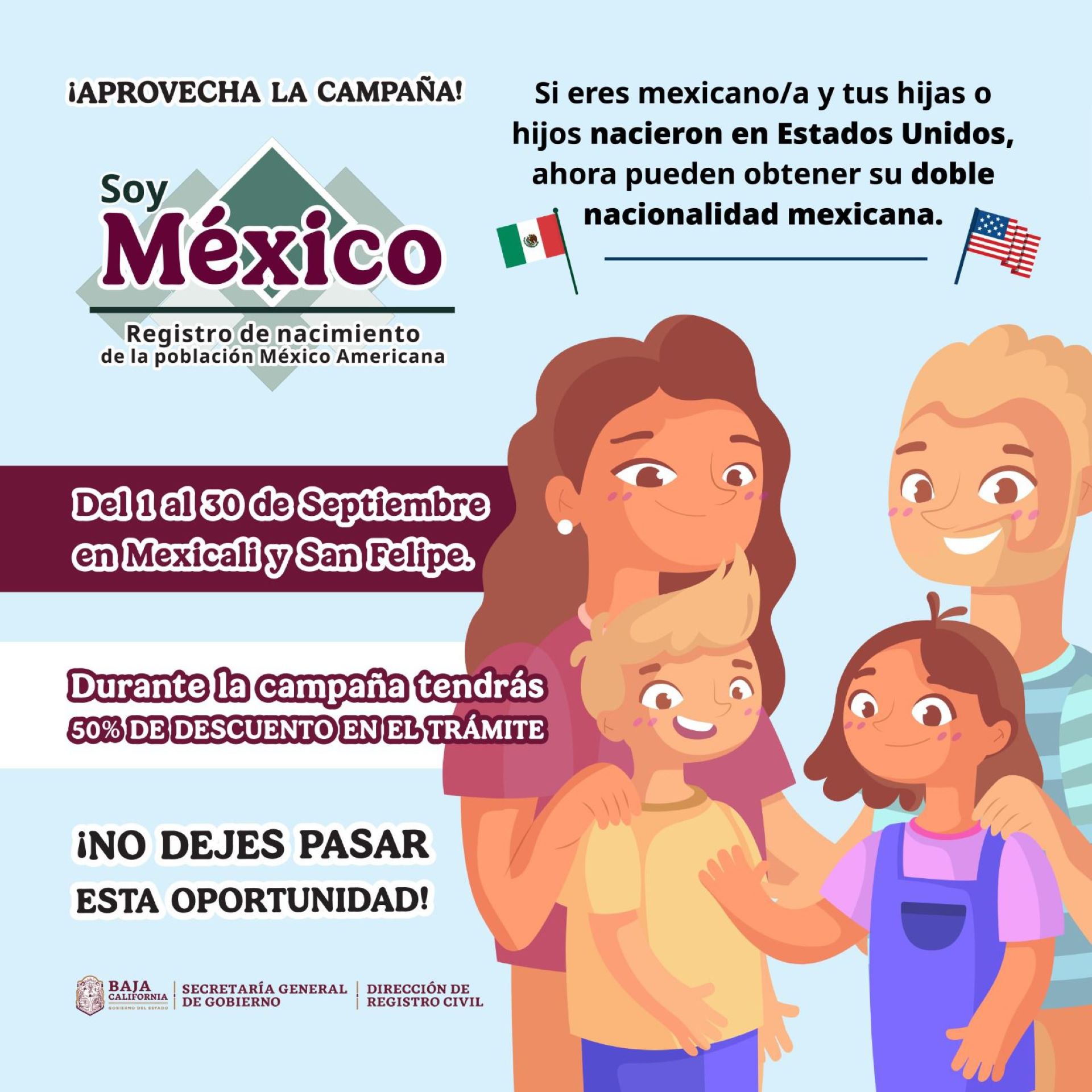 Arranca campaña “Soy México en Mexicali y San Felipe”