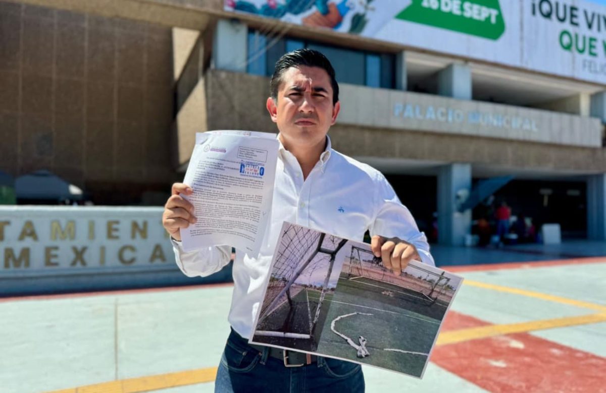 Presenta diputado Diego Echevarría denuncia por irregularidades en unidades deportivas de Mexicali ante la Sindicatura Municipal