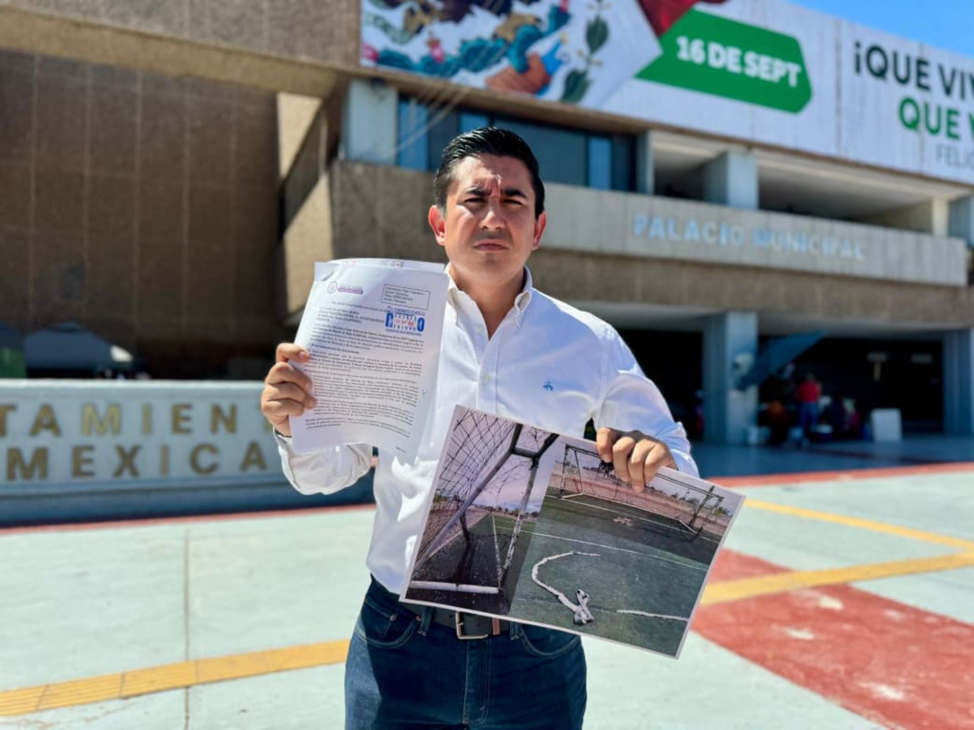 Presenta diputado Diego Echevarría denuncia por irregularidades en unidades deportivas de Mexicali ante la Sindicatura Municipal