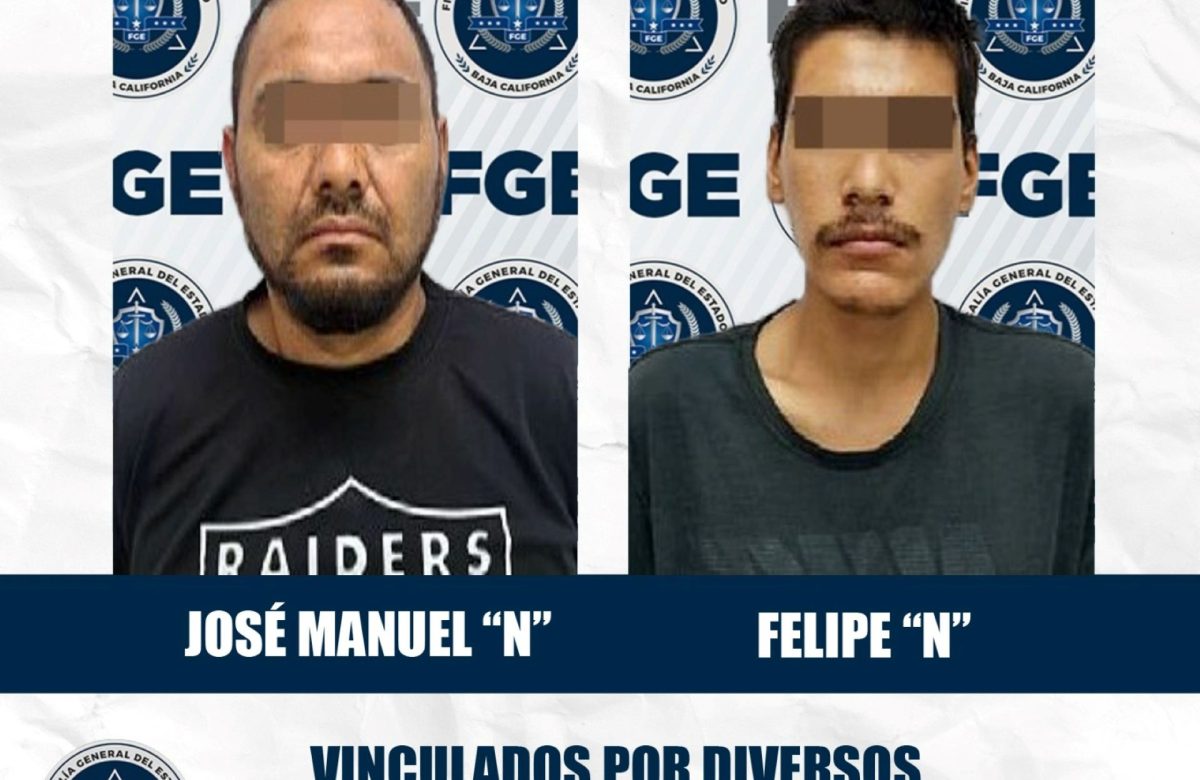 Inicia proceso penal contra dos hombres por diversos delitos