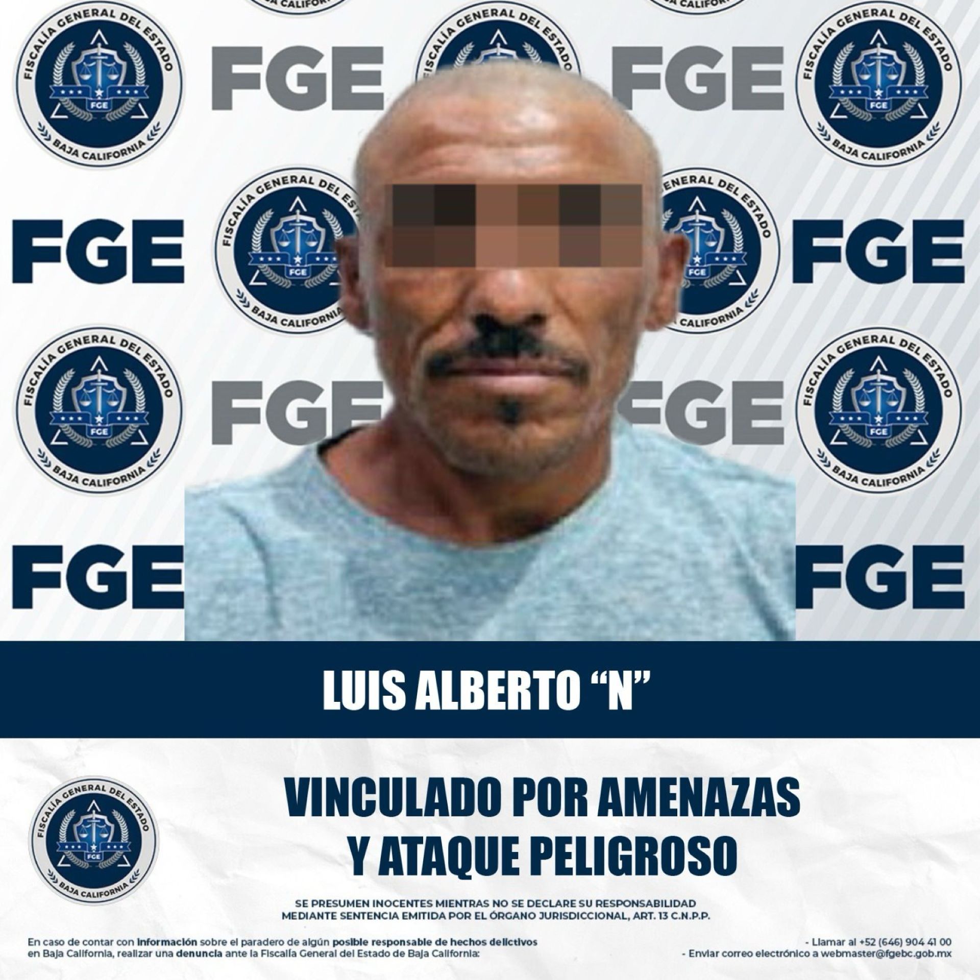 Fiscalía obtiene prisión preventiva contra acusado por amenazas y ataque peligroso