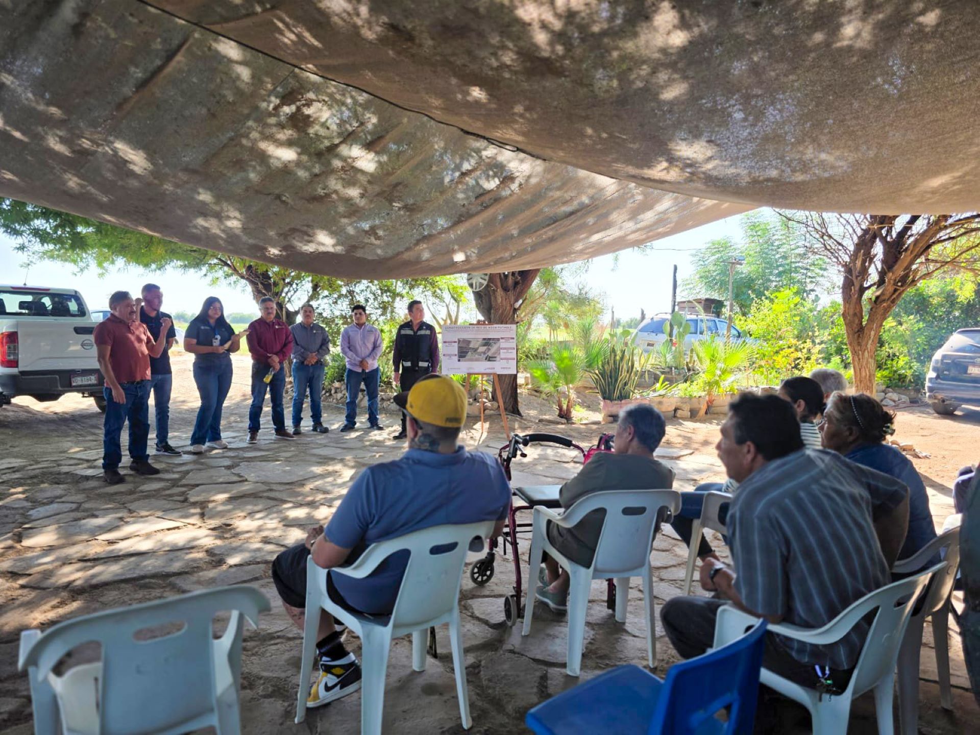 CESPM lleva a cabo reunión informativa sobre obra con residentes de la colonia Chaussé