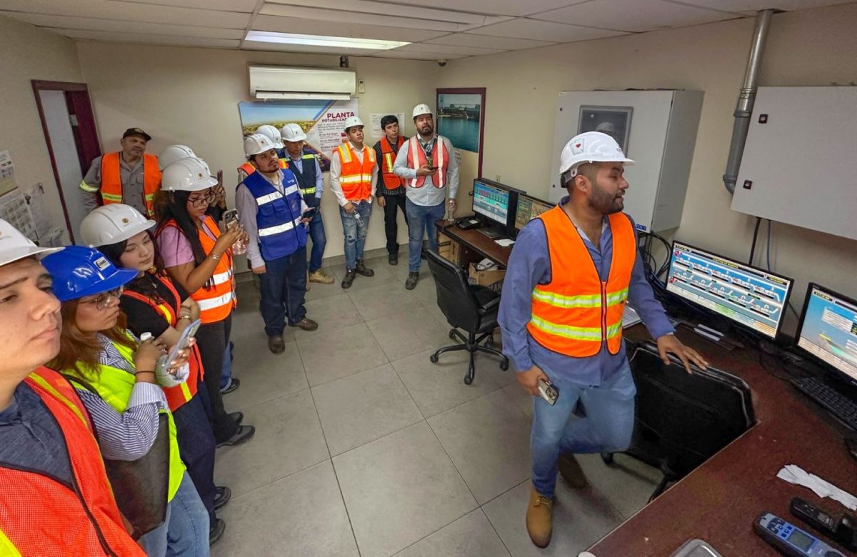 Estudiantes de ingeniería civil hicieron visita técnica a la planta potabilizadora no. 1 y al centro de capacitación de CESPM
