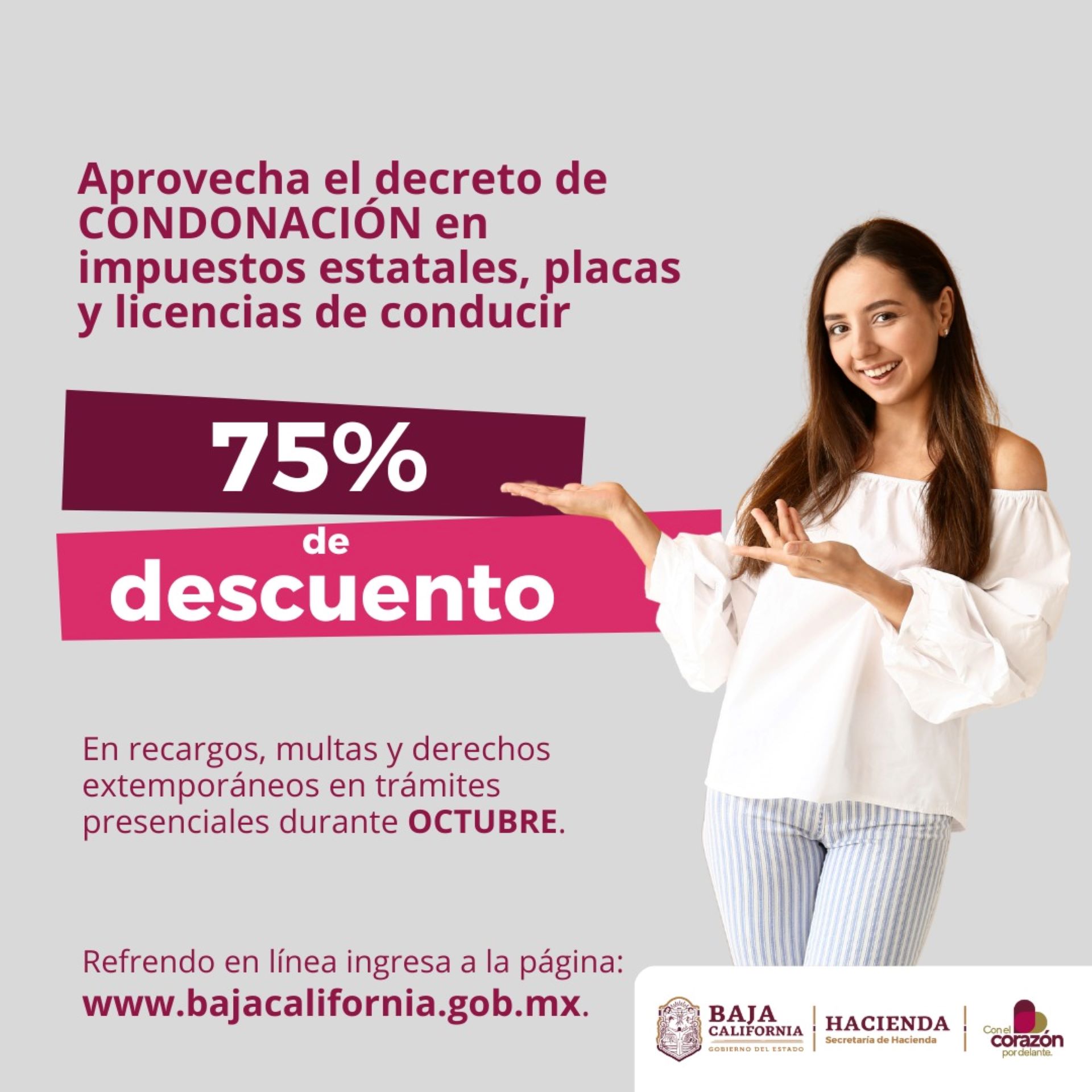 Continúa el Decreto de condonación en trámites de control vehicular e impuestos estatales impulsado por el Gobierno del Estado