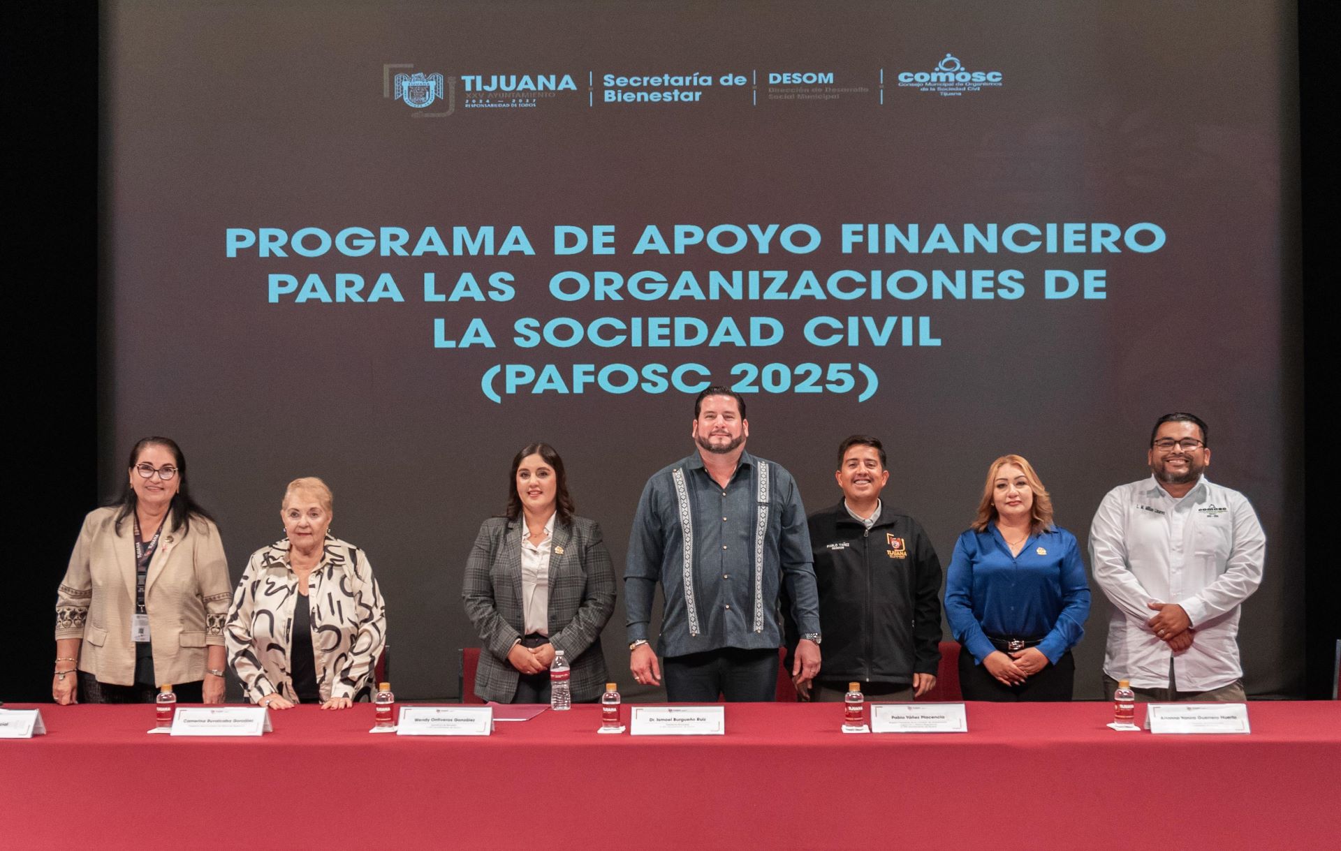 Otorga Ismael Burgueño apoyos económicos a 90 Organismos de la Sociedad Civil beneficiados con el programa PAFOSC 2025
