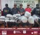 Decomisa Fuerza Estatal medio centenar de kilos de marihuana en Tecate; Hay tres detenidos