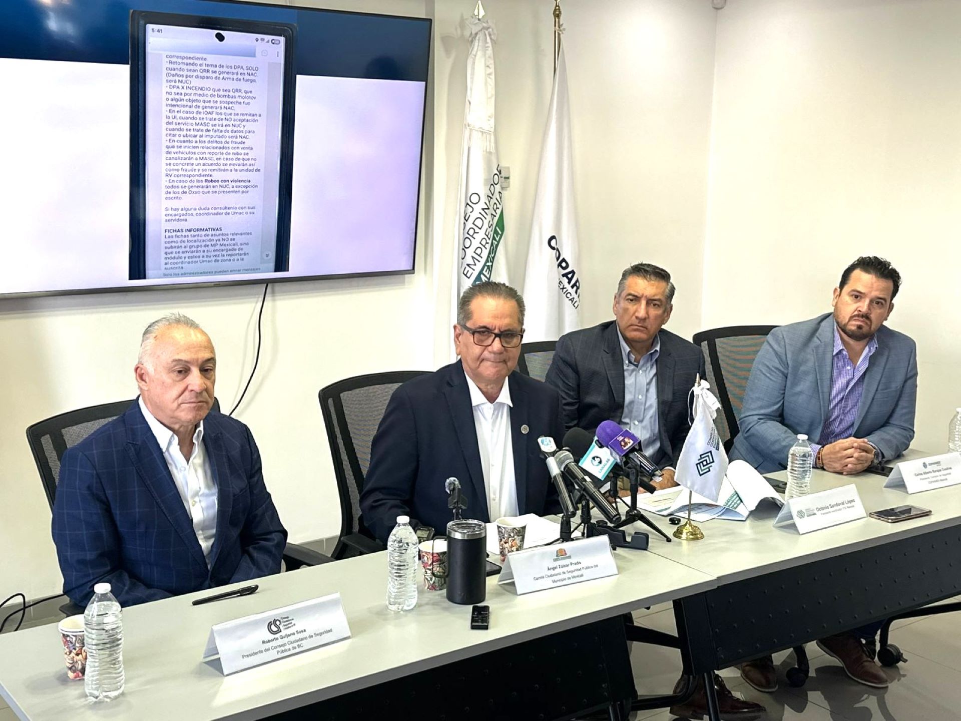“No validamos ni reconocemos los datos oficiales que presenta la Fiscalía del Estado.”: CCSPM, CCSPBC y CCE