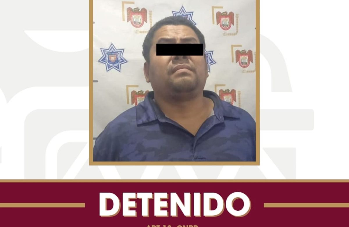 Detiene SSPCM a sujeto que agredió a su madre y contaba con orden de aprehensión activa
