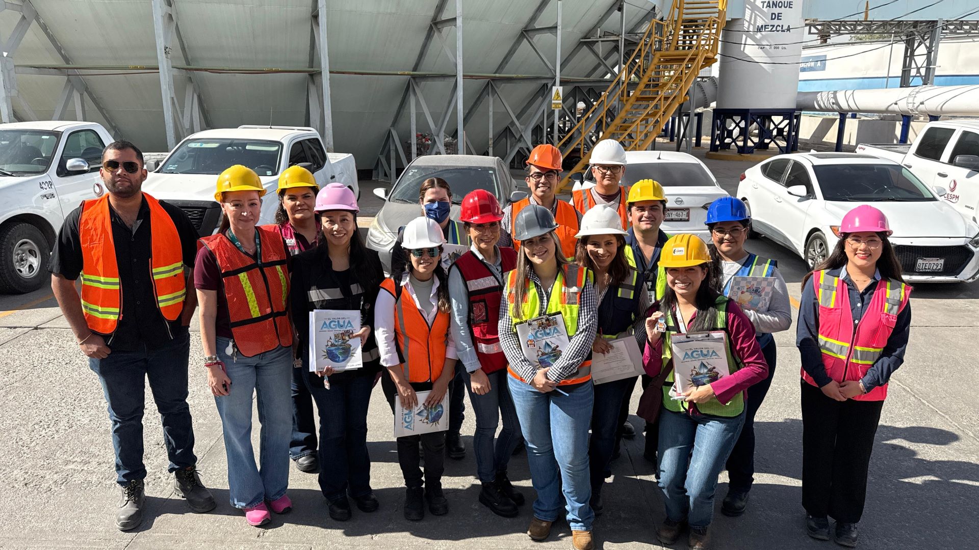CESPM recibió a personal del IMSS en recorrido técnico por la Planta 1