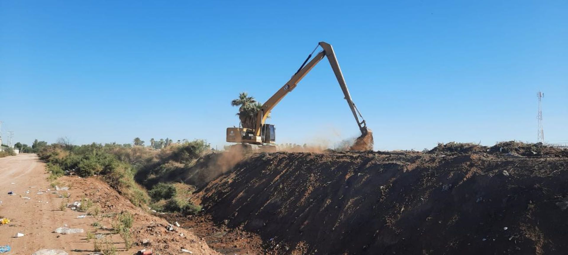CESPM retira más de 80 mil toneladas de basura de drenes pluviales en Mexicali