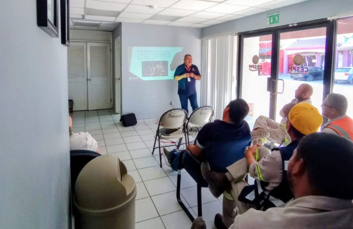 CESPM fortalece su cultura de seguridad con capacitación en Guadalupe Victoria, Km 43