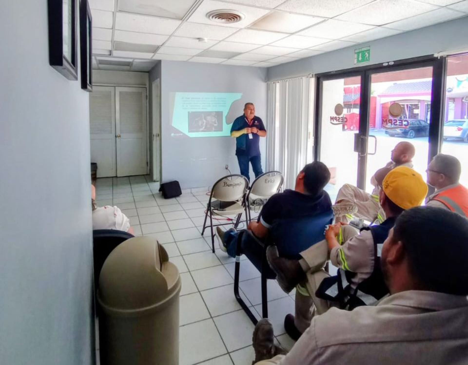 CESPM fortalece su cultura de seguridad con capacitación en Guadalupe Victoria, Km 43