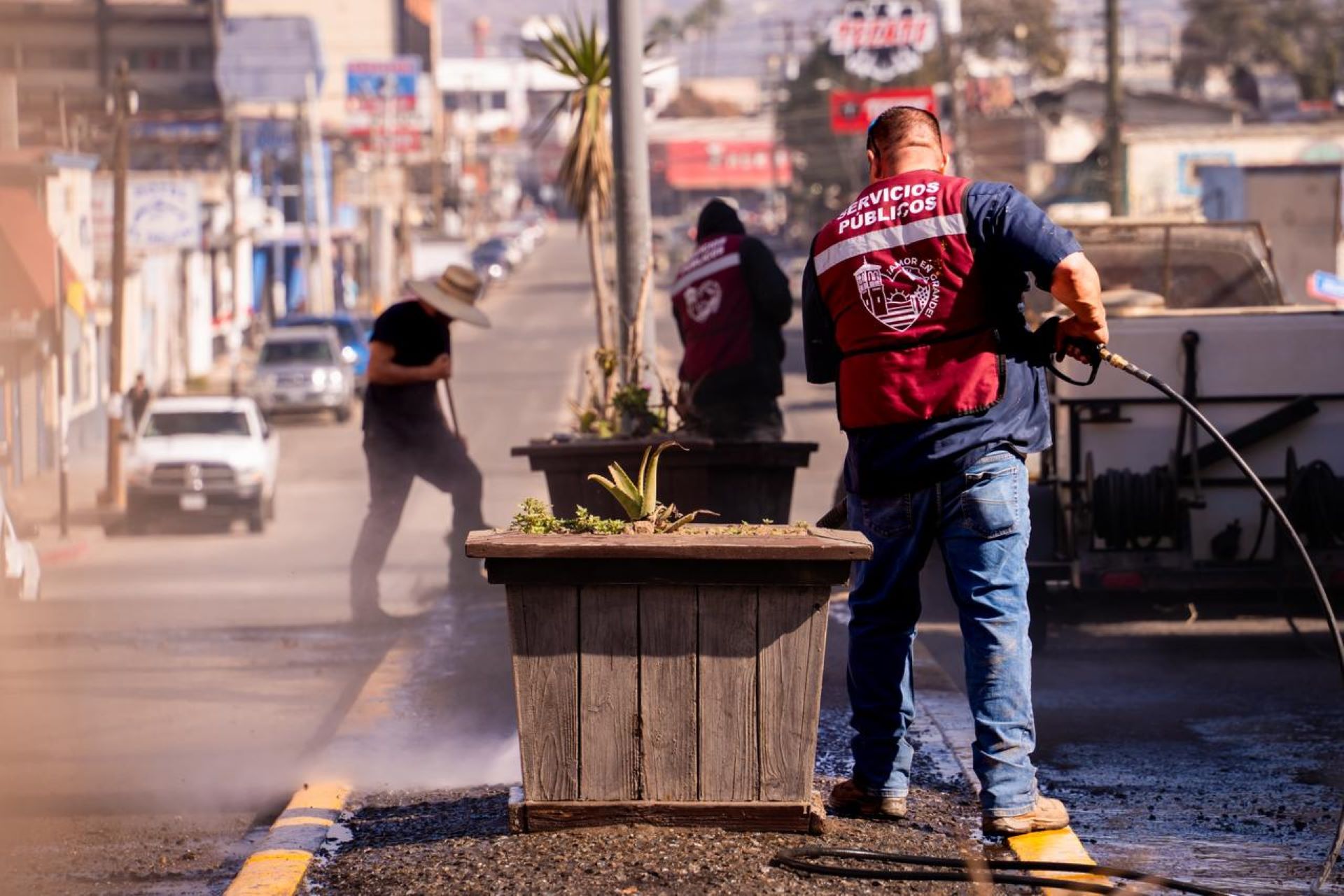 Claudia Agatón refuerza la imagen urbana del primer cuadro de la ciudad
