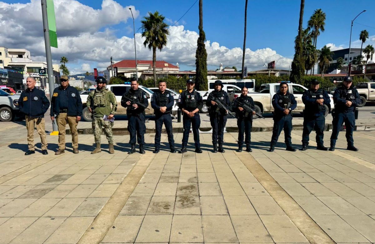 Autoridades de los tres órdenes de gobierno refuerzan operativos contra la extorsión en Ensenada