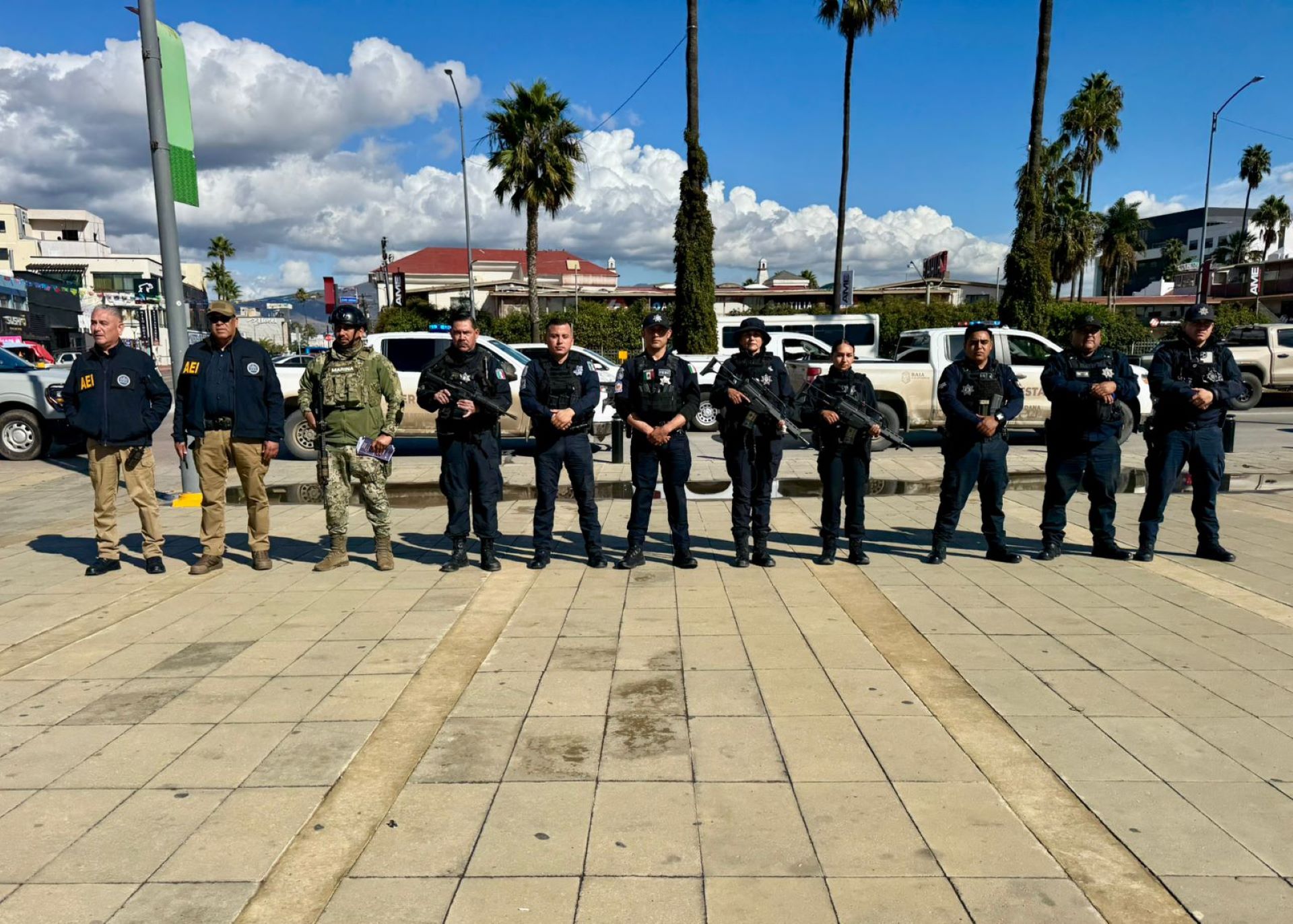 Autoridades de los tres órdenes de gobierno refuerzan operativos contra la extorsión en Ensenada