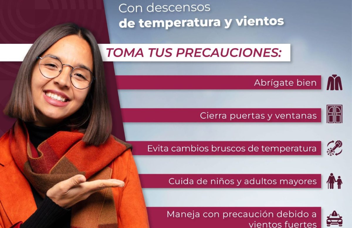 Alerta Protección Civil BC por llegada de nuevo frente frío