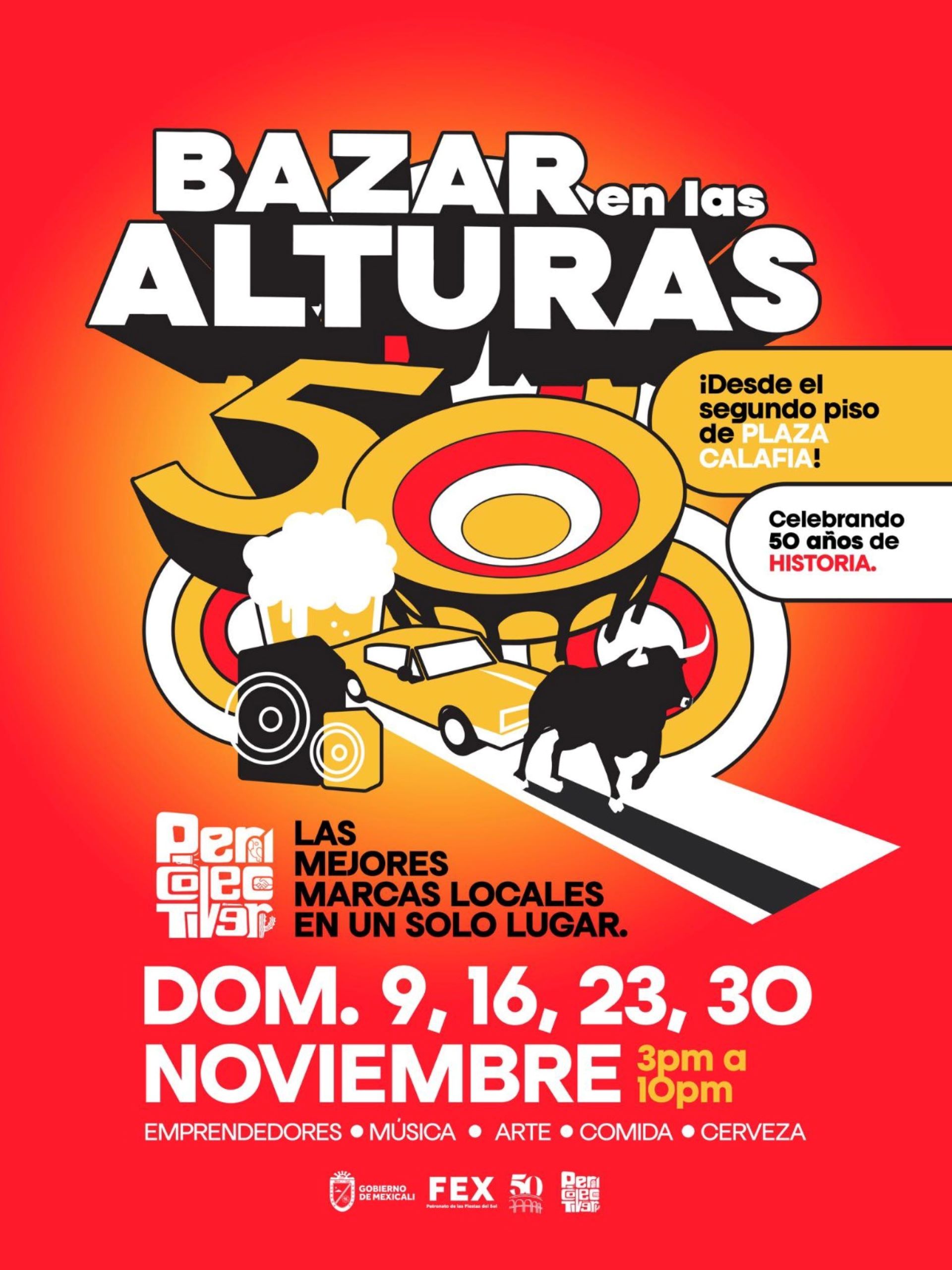 50 años de tradición: La Plaza de Toros Calafia lo celebra con el gran “Bazar en las Alturas”
