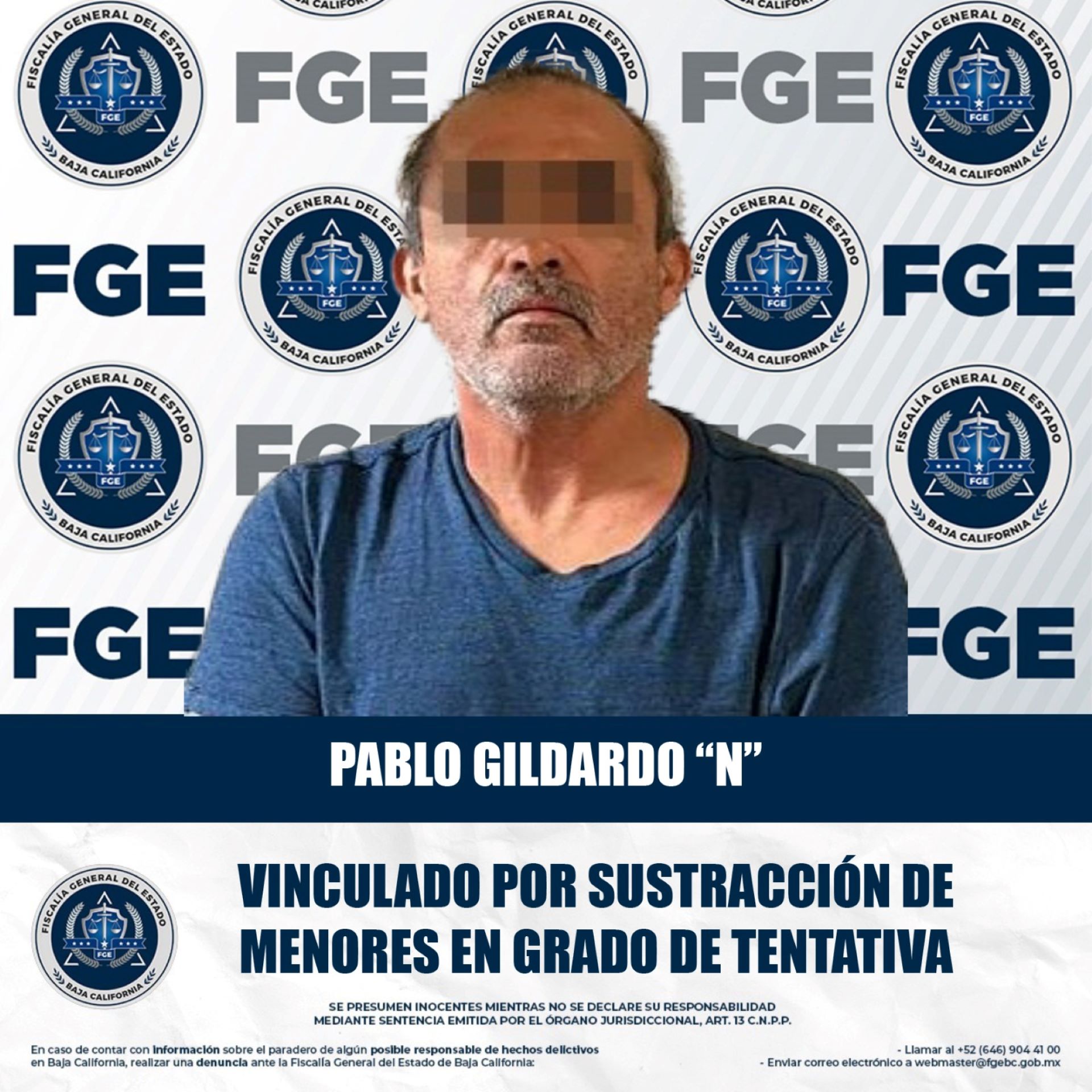 Queda en prisión preventiva sujeto por sustracción de menores en grado de tentativa