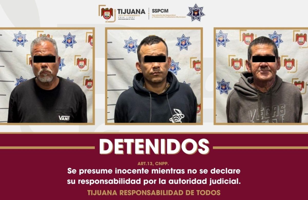 Arresta Policía Municipal a tres personas por privación ilegal de la libertad y agresión en Las Huertas