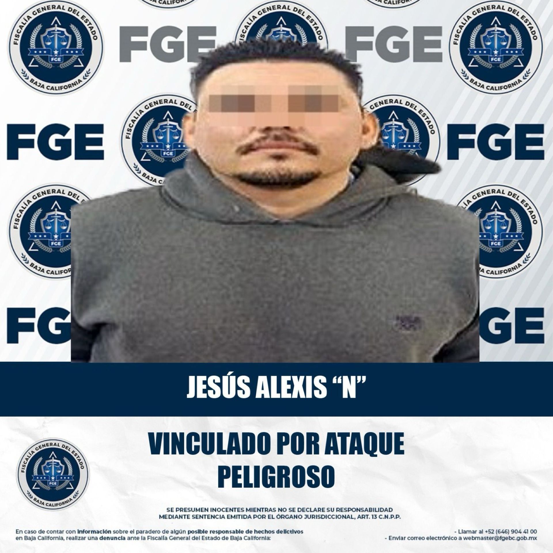 Obtiene Fiscalía prisión preventiva contra acusado de ataque peligroso