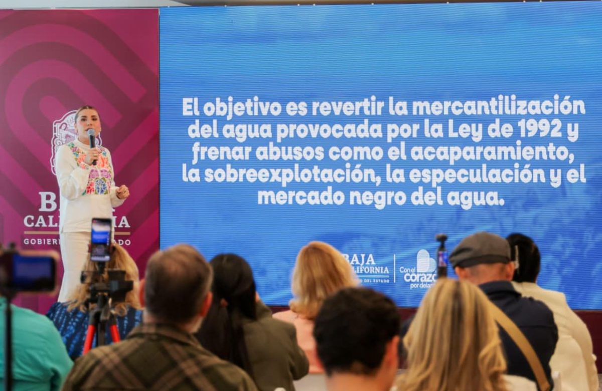 Nueva Ley General de Aguas garantiza que los recursos hídricos sigan siendo un bien del pueblo y la nación: gobernadora Marina del Pilar